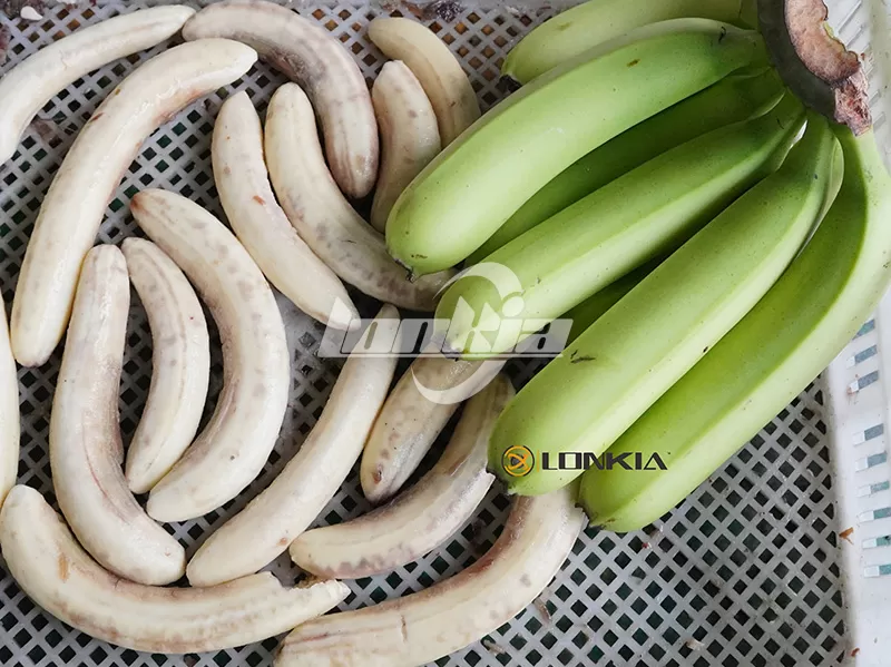 plantain peeling