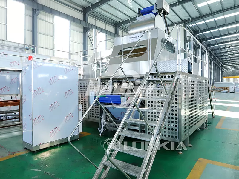 Steam peeling machine for sweet potatoes