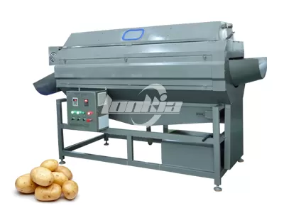 Potato Washing & Peeling Machine