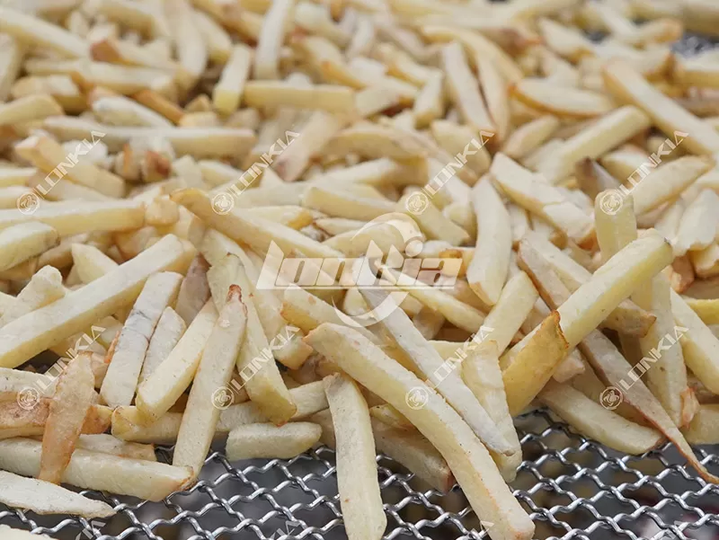 French fries making