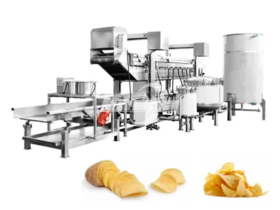 Potato Chips Frying Machine