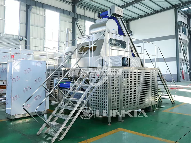 Steam Peeling Machine in Factory